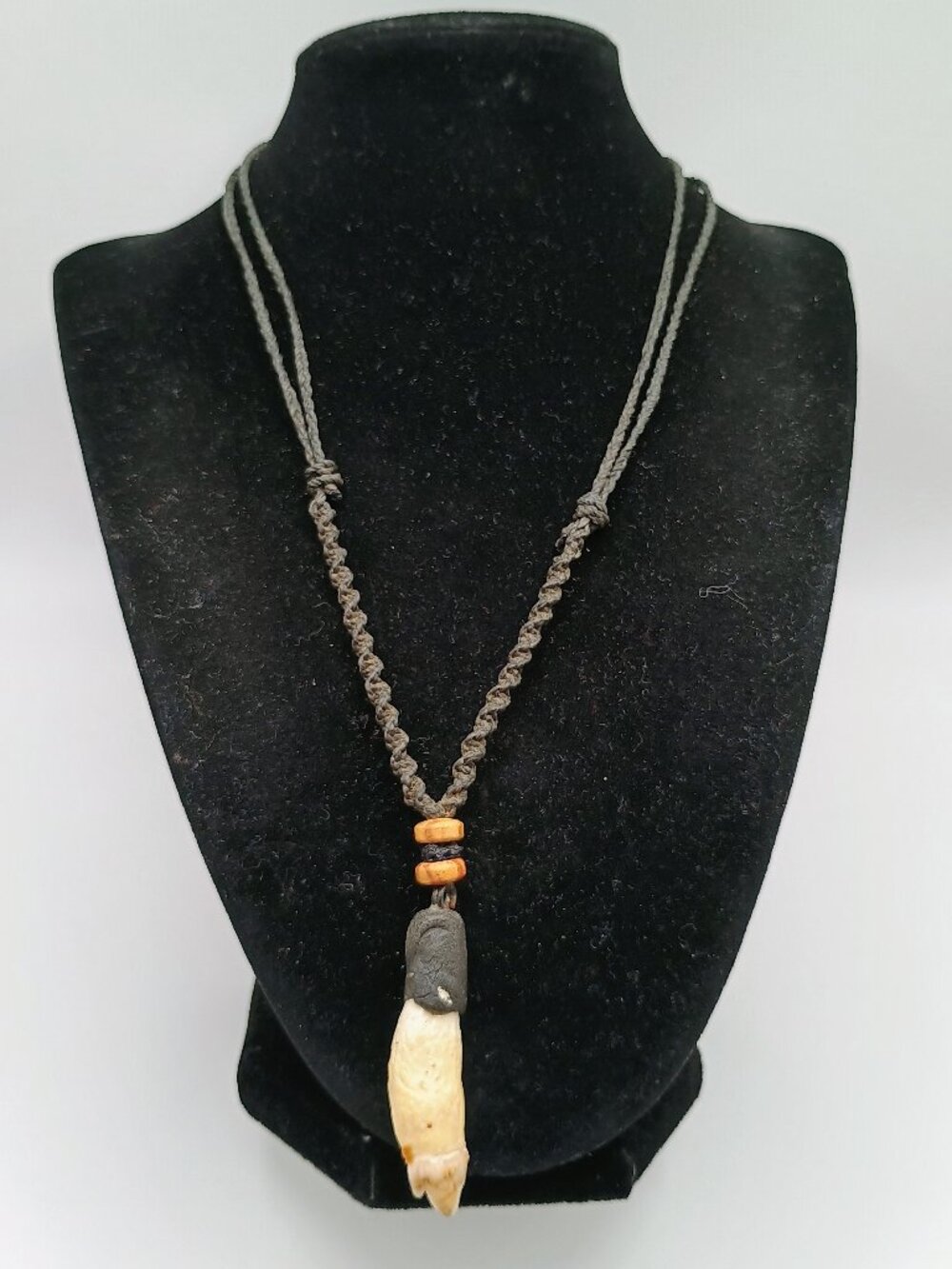 Handmade Macrame Necklace with Dandelion Pendant